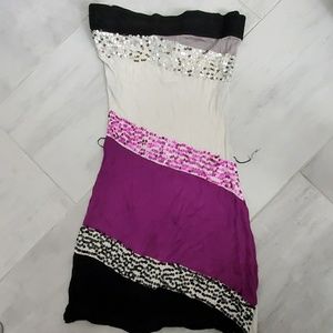 Sequined Tube Dress
